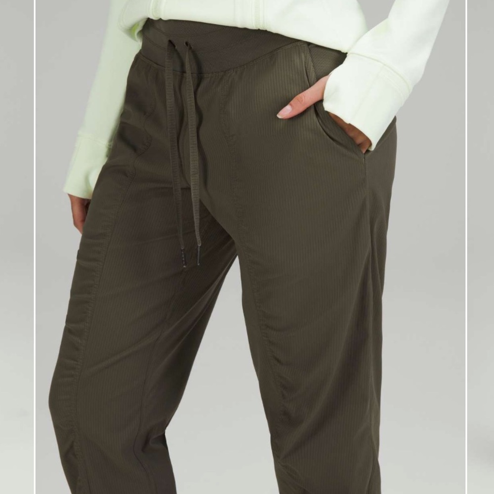 Lululemon Dance Studio Mid-Rise Jogger Army Green - Picture 2 of 8